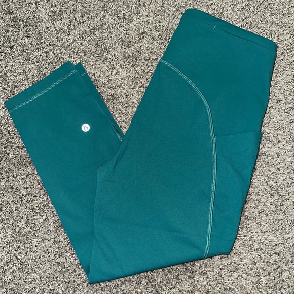 Lululemon Swift Speed Cropped 23”Inseam Legggings - Teal Lagoon - Picture 1 of 3